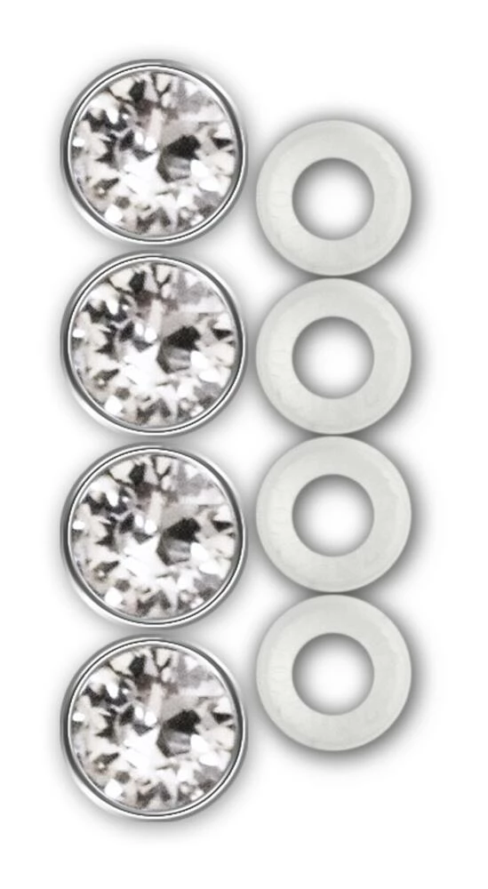 AutoTrends Auto Trends Diamond License Plate Fasteners 4 AutoTrends Auto Trends Diamond License Plate Fasteners - Image 2