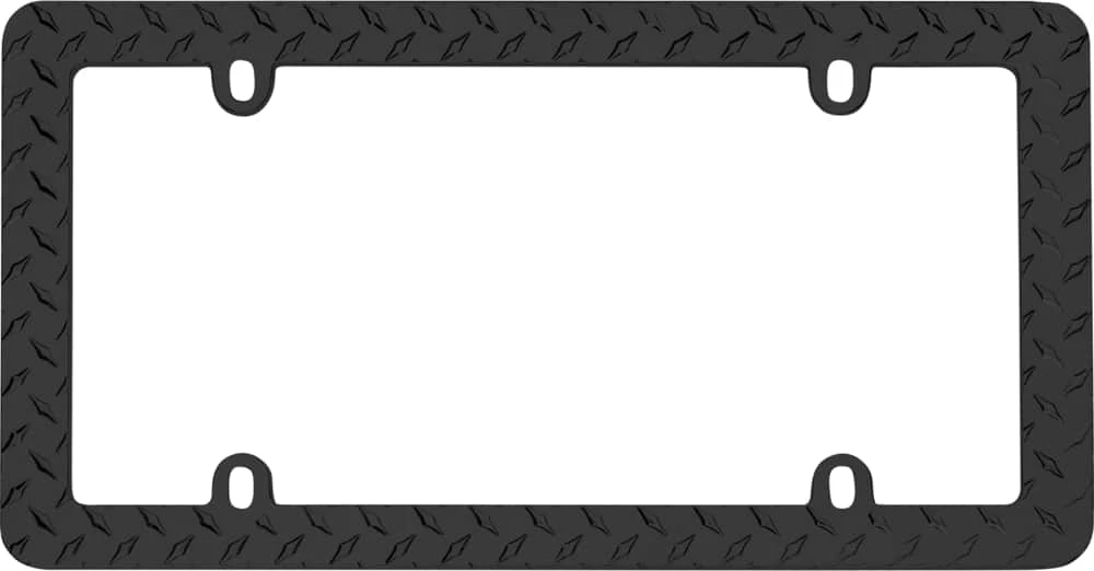 AutoTrends Auto Trends Diamond Matte License Plate Frame 6 AutoTrends Auto Trends Diamond Matte License Plate Frame - Image 4