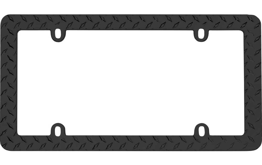 AutoTrends Auto Trends Diamond Matte License Plate Frame 5 AutoTrends Auto Trends Diamond Matte License Plate Frame - Image 3