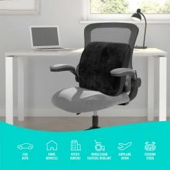 AutoTrends 2-in-1 Memory Foam Lumbar Back & Seat Cushion -AutoTrends Shop autotrends 2 in 1 lumbar seat cushion 5636bddd 5e81 4eb7 9ac8 be48b2674282