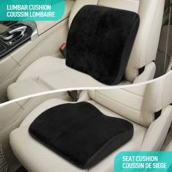 AutoTrends 2-in-1 Memory Foam Lumbar Back & Seat Cushion -AutoTrends Shop autotrends 2 in 1 lumbar seat cushion 6163c0ea 639b 4b92 8816 8a698c464906