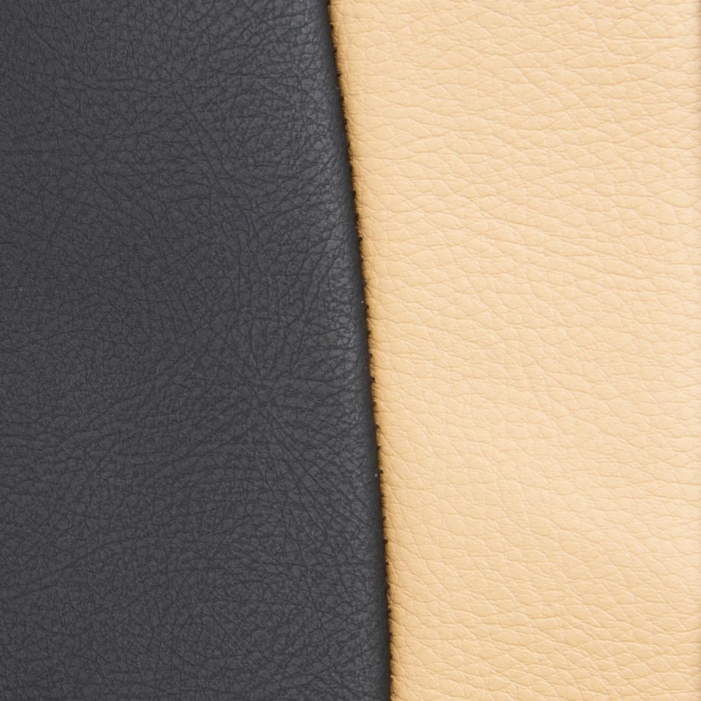 AutoTrends 2-Tone Faux Leather Seat Cover, Tan & Black 5 AutoTrends 2-Tone Faux Leather Seat Cover, Tan & Black - Image 3