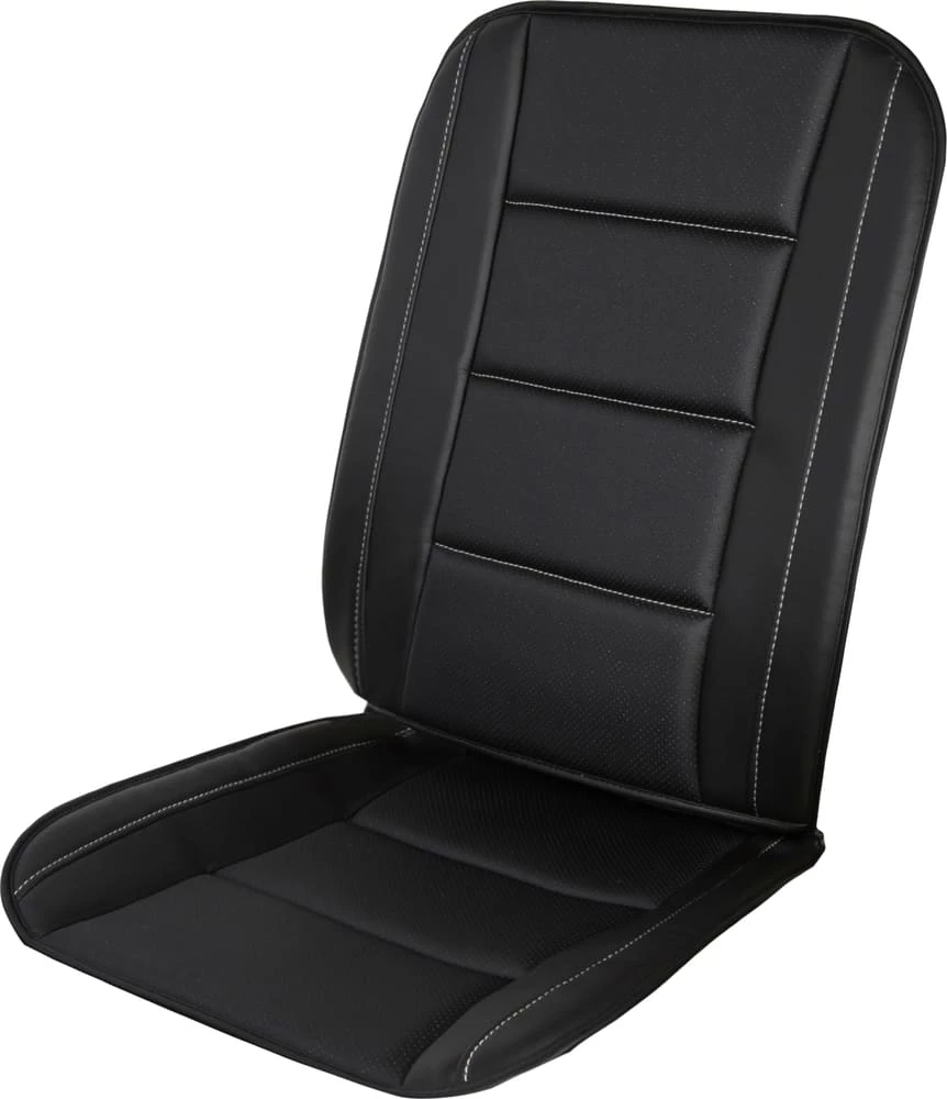 AutoTrends All-Season Sleek Perforated Faux Leather Full Back Cushion 3 AutoTrends All-Season Sleek Perforated Faux Leather Full Back Cushion