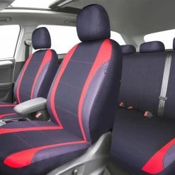 AutoTrends Carbon Fibre Seat Cover Set For Back Bench Seat, Black & Red, 3-pk 9 AutoTrends Carbon Fibre Seat Cover Set For Back Bench Seat, Black & Red, 3-pk -AutoTrends Shop autotrends black and red carbon fibre seat cover kit 3pc 3eba3ce1 368e 43b8 9878 1cc863f6e9aa