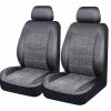 AutoTrends Leatherette Faux Leather & Low Back Jacquard Seat Cover, Black & Heathered Grey, 2-pk 1 AutoTrends Leatherette Faux Leather & Low Back Jacquard Seat Cover, Black & Heathered Grey, 2-pk -AutoTrends Shop autotrends black leatherette static low back seat cover 2pc 2d68632d 48f8 4306 a9da 289758d0edf0