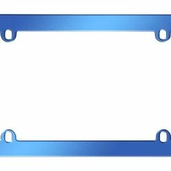 AutoTrends Anodized License Plate Frame -AutoTrends Shop autotrends blue anodized license plate frame 56e6520d b988 4d64 9125 3a79573fc260