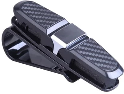 AutoTrends Carbon Fibre Glasses Clip, 2-pk 4 AutoTrends Carbon Fibre Glasses Clip, 2-pk - Image 2