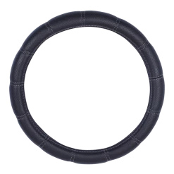 AutoTrends Comfort Grip Steering Wheel Cover, Black