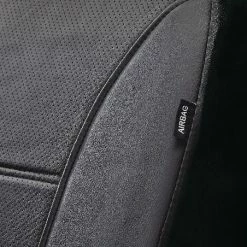 AutoTrends Faux Leather Complete Seat Cover Set For Back Bench Seat, Black -AutoTrends Shop autotrends complete seat cover kit black 455eb33f baf0 4338 a4e5 796bac812946