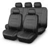 AutoTrends Faux Leather Complete Seat Cover Set For Back Bench Seat, Black -AutoTrends Shop autotrends complete seat cover kit black 9bd8deab 0332 4a08 b765 1f0d48d42ef8