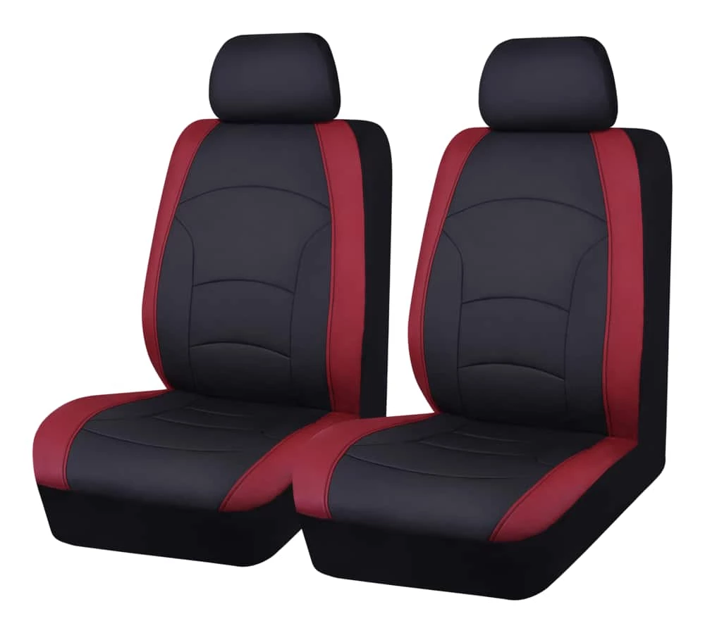 AutoTrends Low Back Faux Leather Seat Cover, 2-pk 4 AutoTrends Low Back Faux Leather Seat Cover, 2-pk - Image 2
