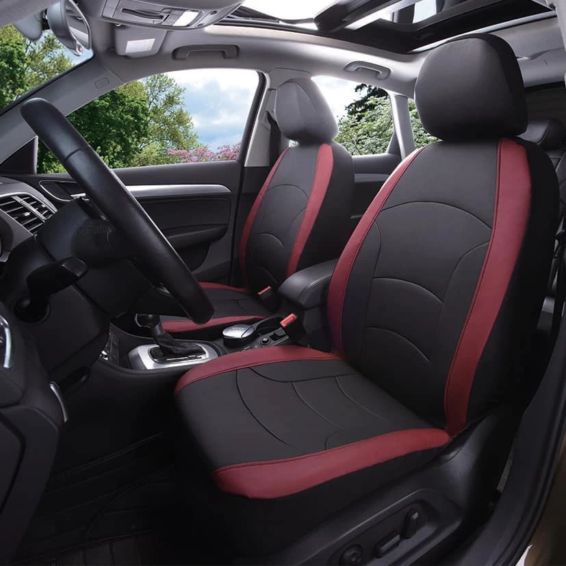 AutoTrends Low Back Faux Leather Seat Cover, 2-pk 6 AutoTrends Low Back Faux Leather Seat Cover, 2-pk - Image 4