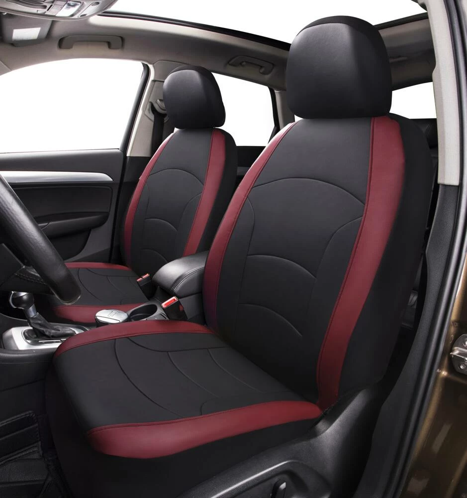 AutoTrends Low Back Faux Leather Seat Cover, 2-pk 5 AutoTrends Low Back Faux Leather Seat Cover, 2-pk - Image 3