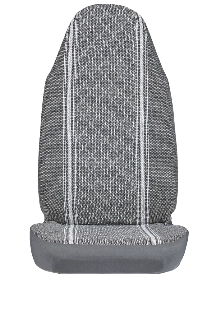 AutoTrends High Back Diamond Tweed Seat Cover, Grey, 2-pk 5 AutoTrends High Back Diamond Tweed Seat Cover, Grey, 2-pk - Image 3