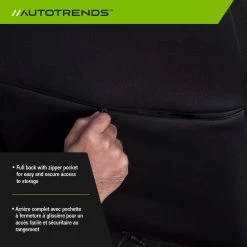 AutoTrends Flex Fit Neoprene Seat Cover, Black -AutoTrends Shop autotrends flex fit neoprene seat cover 1 pk a1a423f6 22e3 4e3b a1d6 e3bd476e4845