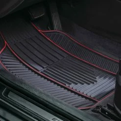 AutoTrends Floor Mat With Blue Piping, 2-pk -AutoTrends Shop autotrends floor mat with piping 2 piece 70a6fc08 b1eb 480b 9b4e 6adbe2858440