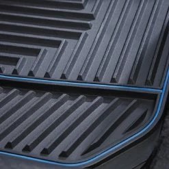 AutoTrends Floor Mat With Blue Piping, 2-pk -AutoTrends Shop autotrends floor mat with piping 2 piece 9fc6d97d c107 4bcb 9eba b5d514cf7470