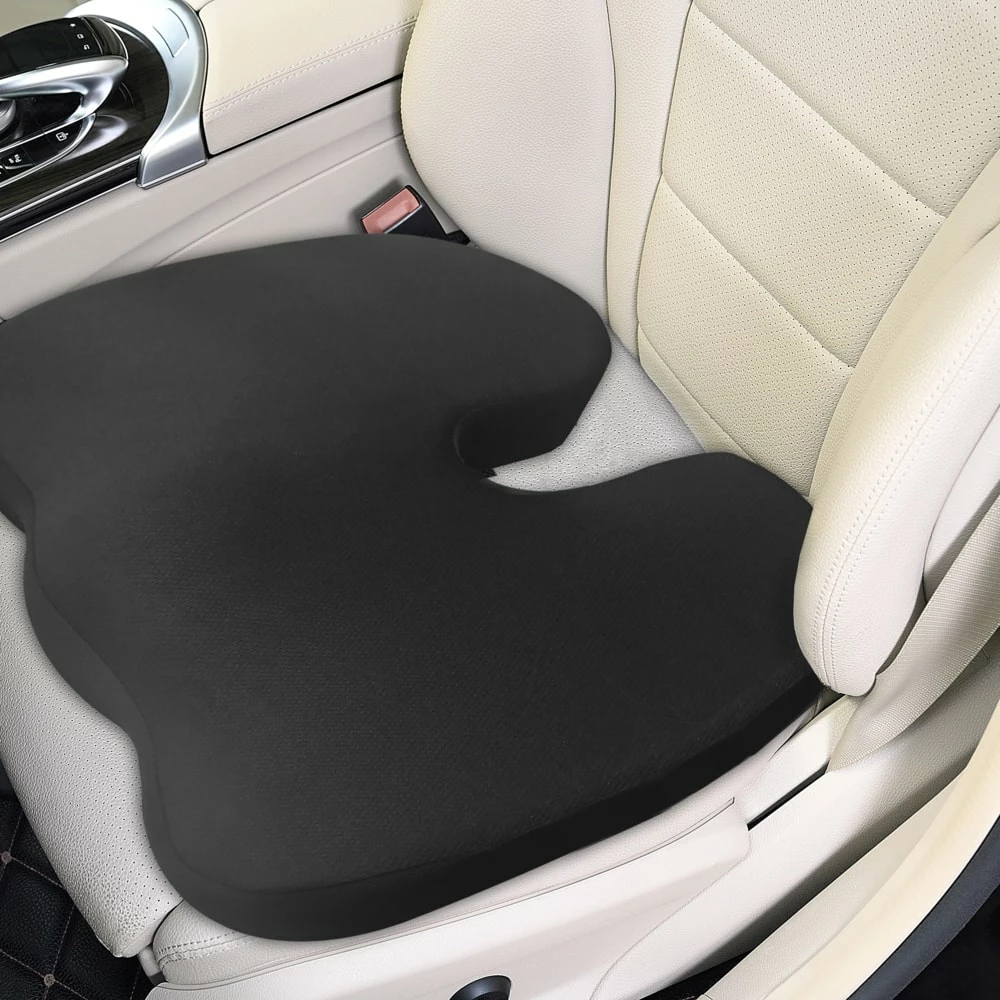 AutoTrends Gel Memory Foam Seat Cushion, Black 12 AutoTrends Gel Memory Foam Seat Cushion, Black - Image 10