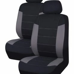 AutoTrends Low Back Synthetic Leather PVC Seat Cover, Black, 2-pk 12 AutoTrends Low Back Synthetic Leather PVC Seat Cover, Black, 2-pk -AutoTrends Shop autotrends grey accent truck seat cover 2 piece 00df60b8 7919 4f0d 936a c4a62b5e81bd