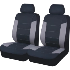 AutoTrends Low Back Synthetic Leather PVC Seat Cover, Black, 2-pk 16 AutoTrends Low Back Synthetic Leather PVC Seat Cover, Black, 2-pk -AutoTrends Shop autotrends grey accent truck seat cover 2 piece 826f26a9 09f1 4619 85ba 969bb76f9f3f