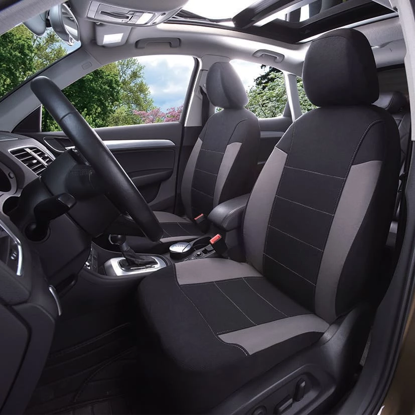 AutoTrends Low Back Synthetic Leather PVC Seat Cover, Black, 2-pk 9 AutoTrends Low Back Synthetic Leather PVC Seat Cover, Black, 2-pk - Image 7