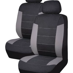 AutoTrends Shop 34 AutoTrends Truck Seat Cover, Black & Grey, 2-pk