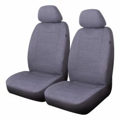 AutoTrends Couch Material Seat & Headrest Cover, Grey -AutoTrends Shop autotrends grey couch seat cover 33259912 f213 437f bed4 7414c155156a