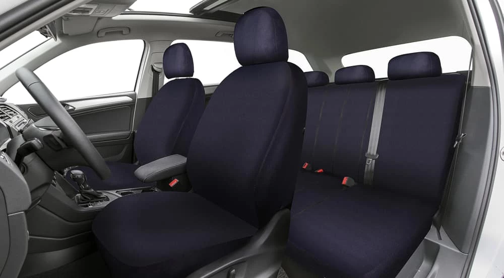 AutoTrends Truck Heavy Duty Seat & Headrest Cover Set For Back Bench Seat, Black 8 AutoTrends Truck Heavy Duty Seat & Headrest Cover Set For Back Bench Seat, Black - Image 6