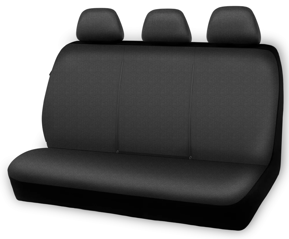 AutoTrends Jacquard Bench Seat Cover, Black 3 AutoTrends Jacquard Bench Seat Cover, Black