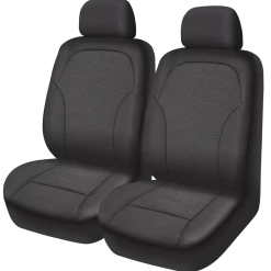 AutoTrends Jacquard Flex Fit Seat Cover, 2-pk