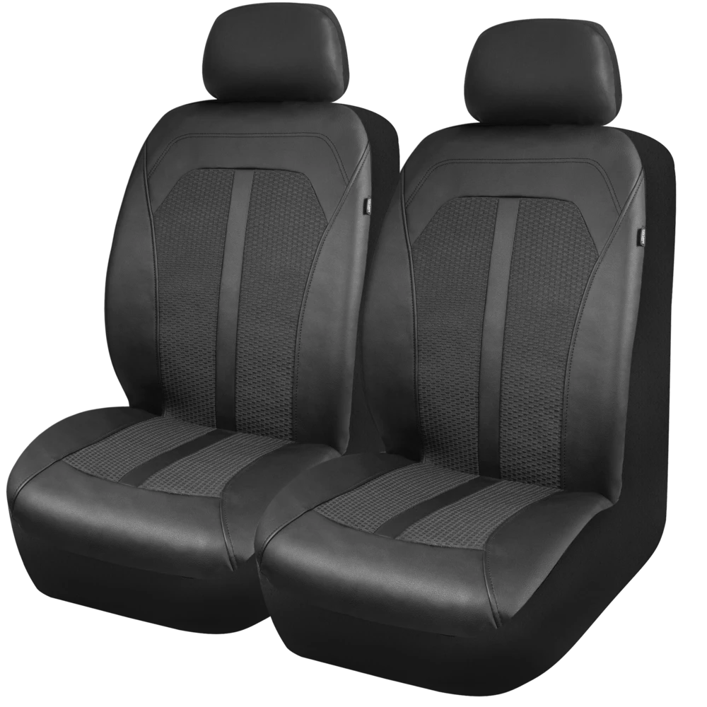 AutoTrends Jacquard Seat Cover, Black, 2-pk 3 AutoTrends Jacquard Seat Cover, Black, 2-pk