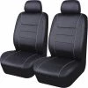 AutoTrends Low Back Synthetic Leather PVC Seat Cover, Black, 2-pk -AutoTrends Shop autotrends leatherette black seat cover 2 piece 9eb8c9e5 1d7a 4009 8d27 eda6e5046012