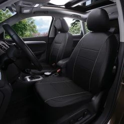 AutoTrends Low Back Synthetic Leather PVC Seat Cover, Black, 2-pk 18 AutoTrends Low Back Synthetic Leather PVC Seat Cover, Black, 2-pk -AutoTrends Shop autotrends leatherette black seat cover 2 piece f8513625 02ea 44d7 a49f bbd98a752673