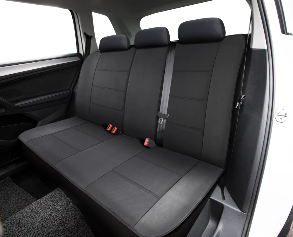 AutoTrends Leatherette Faux Leather Universal Bench Seat Cover 5 AutoTrends Leatherette Faux Leather Universal Bench Seat Cover - Image 3