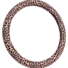 AutoTrends Faux Leather Leopard Steering Wheel Cover