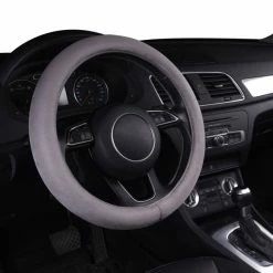 AutoTrends Memory Foam Steering Wheel Cover, Grey -AutoTrends Shop autotrends memory foam wheel cover grey 936cbb87 c084 434a aa68 ddadb4f8f0a0