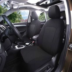 AutoTrends Microsuede Seat Cover, Grey, 2-pk -AutoTrends Shop autotrends microsuede grey stitch seat cover 2 piece 3b9c6e0d b54f 45da bbca 379a21e9ac2b