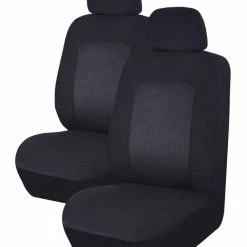 AutoTrends Microsuede Seat Cover, Grey, 2-pk