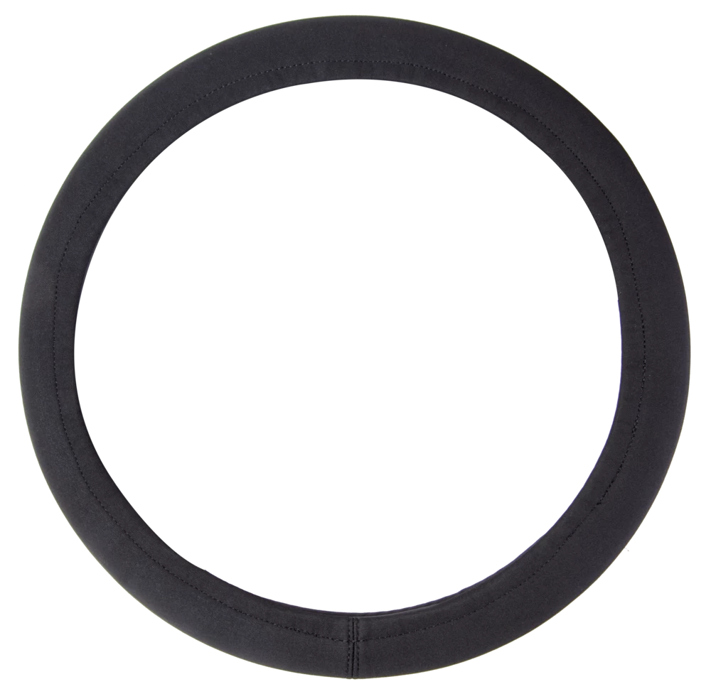 AutoTrends No Ring Neoprene Steering Wheel Cover, Black 3 AutoTrends No Ring Neoprene Steering Wheel Cover, Black