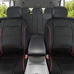 AutoTrends Black With Red Piping Sport Seat Cover Set For Back Bench Seat, 3-pk 7 AutoTrends Black With Red Piping Sport Seat Cover Set For Back Bench Seat, 3-pk -AutoTrends Shop autotrends red piping sport seat cover kit 2a3d7476 a783 4766 be9f 1bc6c48033a1