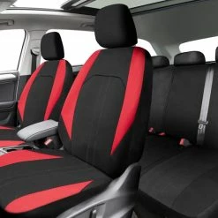 AutoTrends Black & Red Sports Car Seat Cover Set For Back Bench Seat, 3-pk -AutoTrends Shop autotrends red sports seat cover kit 1b442b79 0d3b 4668 8154 5529307e4ab4