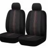 AutoTrends Jacquard Seat Cover, Black With Red Stripe, 2-pk -AutoTrends Shop autotrends red stripe jacquard 2 pack 37d7a19d da00 4621 a4ab 810f3ddfc182