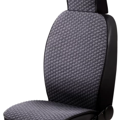 AutoTrends Shop 11 AutoTrends Sideless Jacquard Quilting Foam Seat Protector, Grey