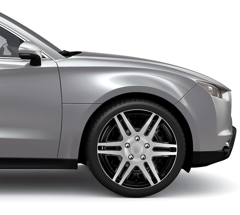 AutoTrends Shaft Wheel Cover, Silver/Black, 17-in, 4-pk 3 AutoTrends Shaft Wheel Cover, Silver/Black, 17-in, 4-pk