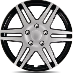 AutoTrends Shaft Wheel Cover, Silver/Black, 17-in, 4-pk 9 AutoTrends Shaft Wheel Cover, Silver/Black, 17-in, 4-pk -AutoTrends Shop autotrends silver black 17 wheel cover d8c19708 9f28 4ab6 aa78 dc363449adf6
