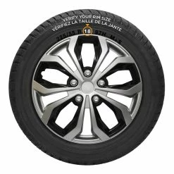 AutoTrends Shaft Wheel Cover, Silver/Black, 18-in, 4-pk 13 AutoTrends Shaft Wheel Cover, Silver/Black, 18-in, 4-pk -AutoTrends Shop autotrends silver black 18 wheel cover 92eabc91 6cc7 41ba 8476 84380fe6ef69