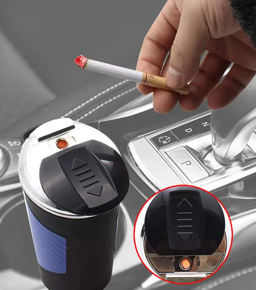 AutoTrends Smokeless Ashtray With Built-in Lighter 8 AutoTrends Smokeless Ashtray With Built-in Lighter - Image 6
