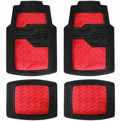 AutoTrends Sporty Vinyl Aluminum Floor Mat, Blue, 4-pk -AutoTrends Shop autotrends sporty floor mat red 2 piece d54ef4c1 f8cd 4cfc 853f 60136c872a05