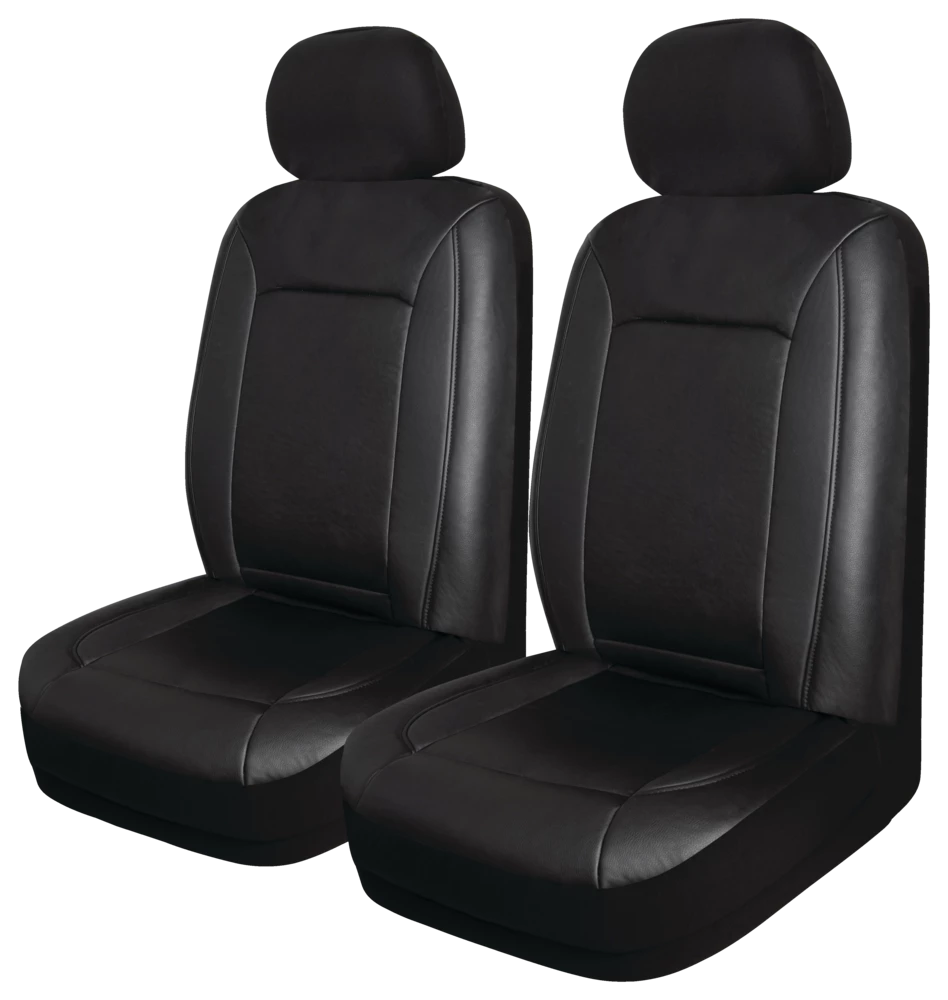 AutoTrends Faux Leather Ultimate Fit Truck Seat Cover, 2-pk 3 AutoTrends Faux Leather Ultimate Fit Truck Seat Cover, 2-pk