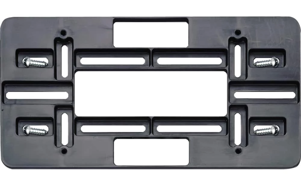 AutoTrends License Mounting Plate, Black 7 AutoTrends License Mounting Plate, Black - Image 5